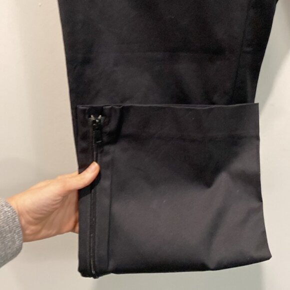 Kenneth Cole Black Straight Flat Front Leg Pants - Picture 6 of 16